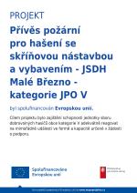 Požární přívěs pro hašení se skříňovou nástavbou